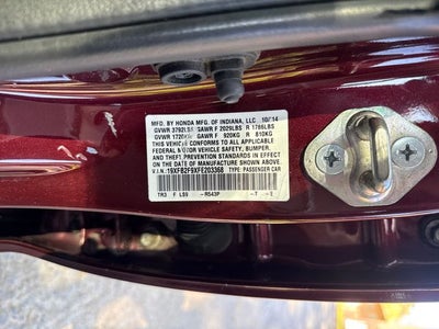 2015 Honda Civic EX-L