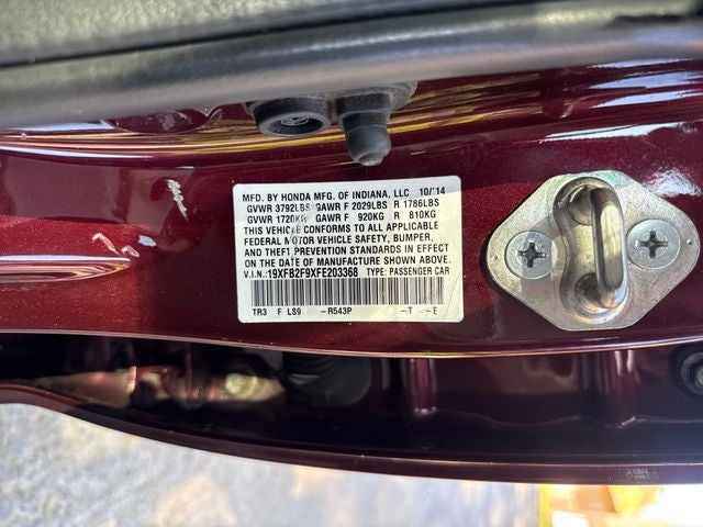 2015 Honda Civic EX-L