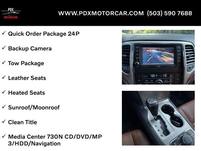 2012 Jeep Grand Cherokee Overland