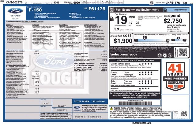 2018 Ford F-150 XLT