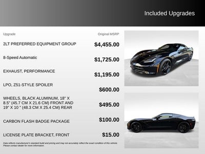 2016 Chevrolet Corvette Stingray 2LT