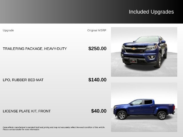 2016 Chevrolet Colorado Z71