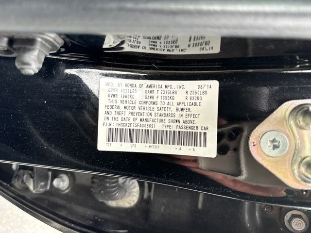 2015 Honda Accord EX