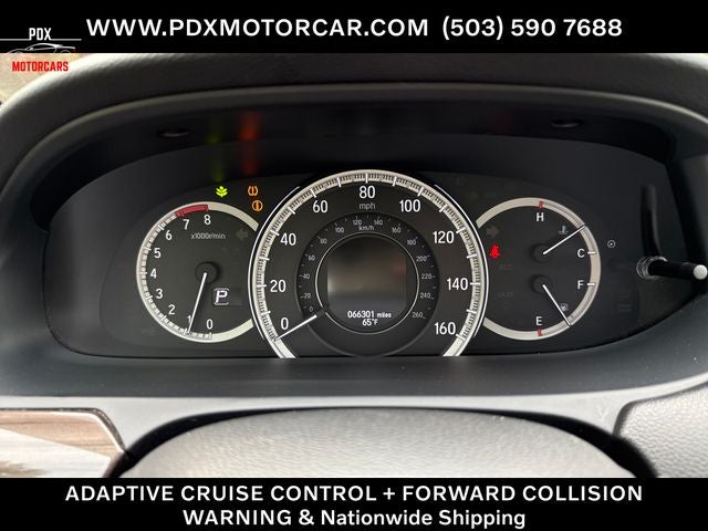 2016 Honda Accord EX-L w/Navigation and Honda Sensing