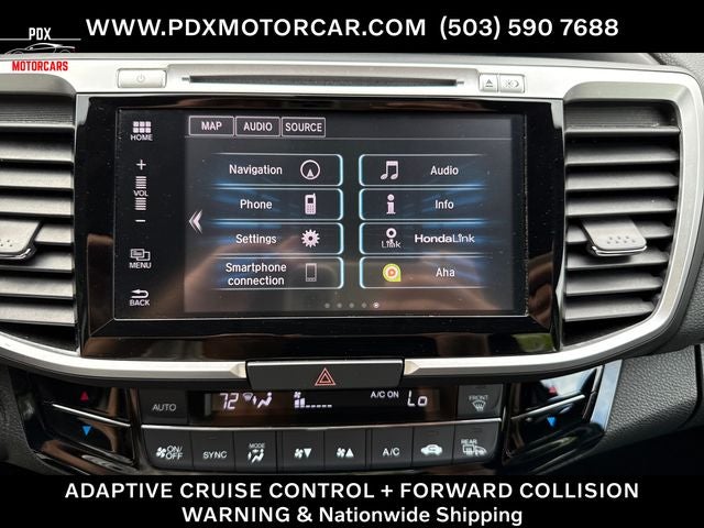 2016 Honda Accord EX-L w/Navigation and Honda Sensing