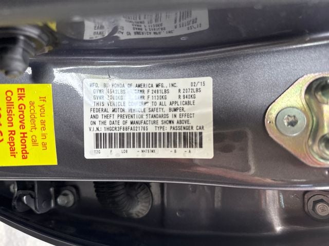 2015 Honda Accord EX-L