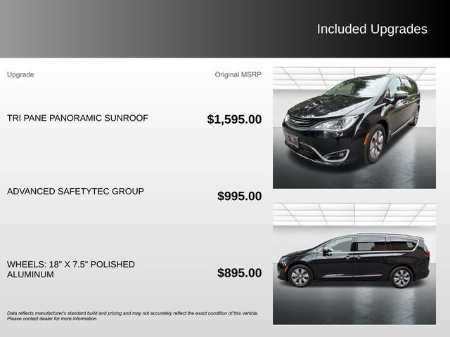 2018 Chrysler Pacifica Hybrid Limited