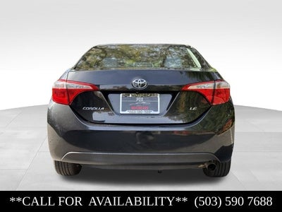 2016 Toyota Corolla LE