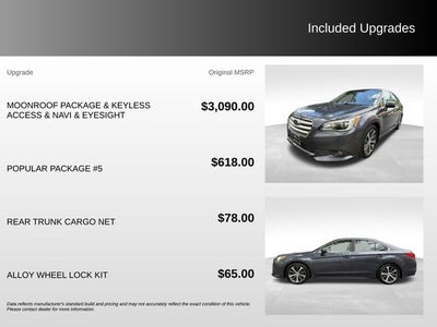 2016 Subaru Legacy 2.5i Limited