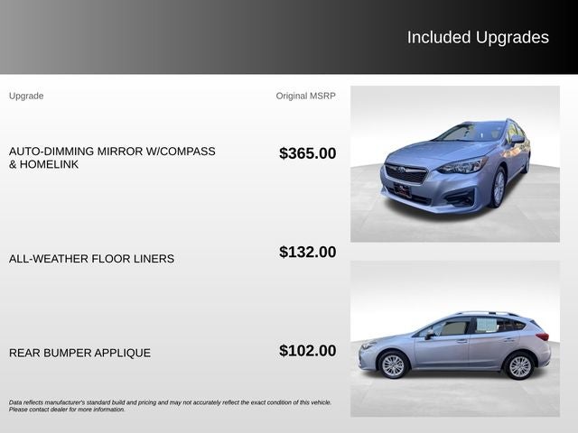 2018 Subaru Impreza 2.0i Premium