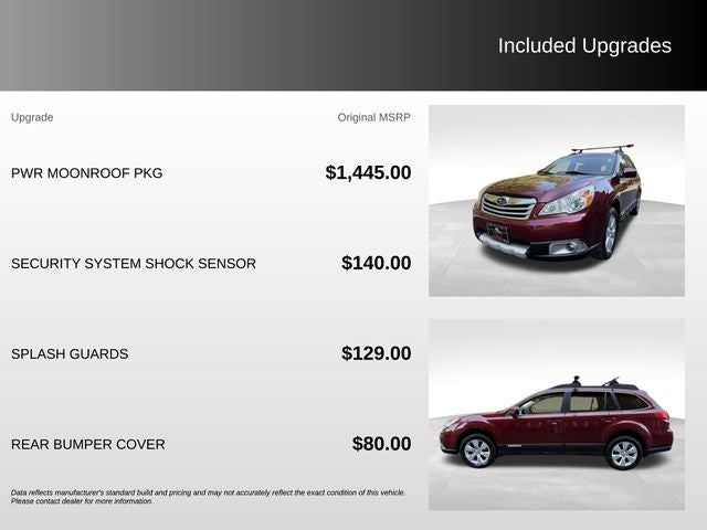 2011 Subaru Outback 2.5i Limited