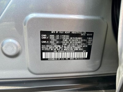 2017 Subaru Outback 2.5i Premium