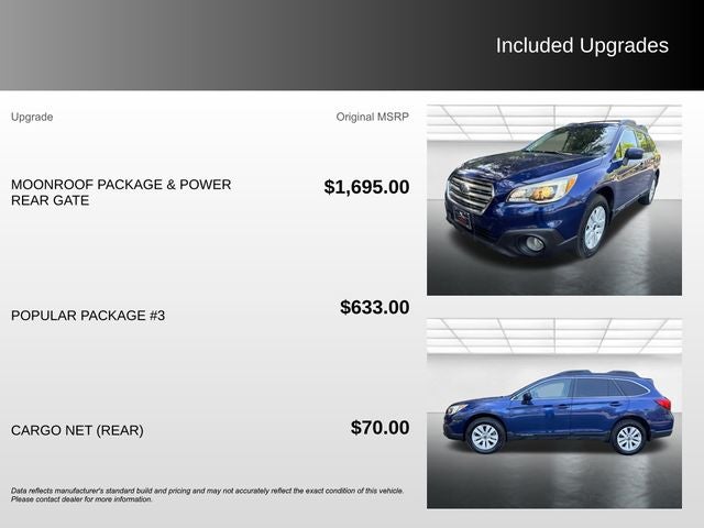 2015 Subaru Outback 2.5i Premium