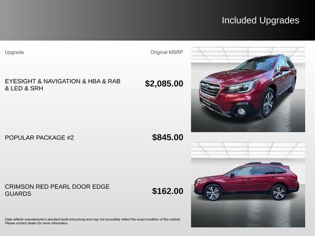 2018 Subaru Outback 2.5i Limited