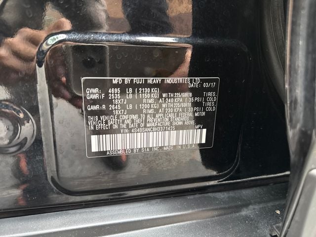2017 Subaru Outback 2.5i Limited