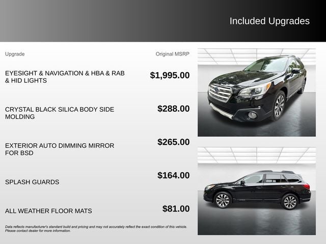 2017 Subaru Outback 2.5i Limited