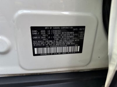 2018 Subaru Outback 2.5i Limited