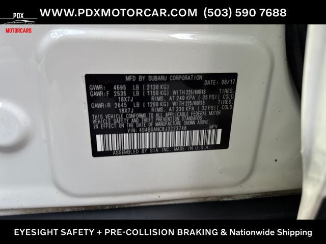 2018 Subaru Outback 2.5i Limited