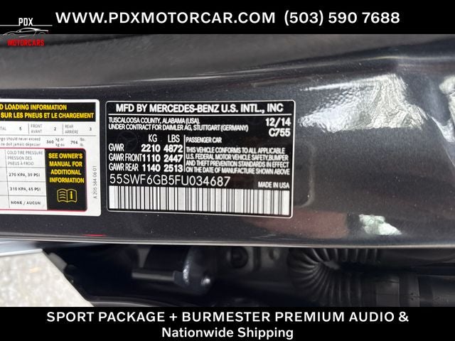 2015 Mercedes-Benz C-Class C 400 4MATIC®