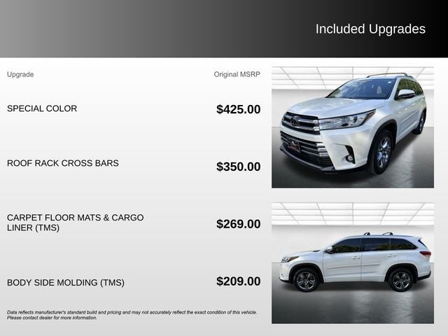2019 Toyota Highlander Limited Platinum