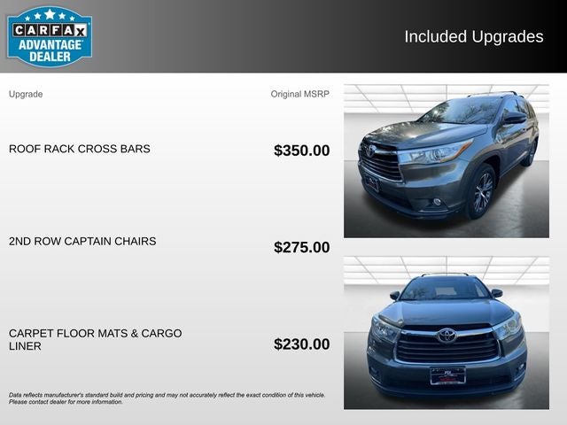 2016 Toyota Highlander XLE V6