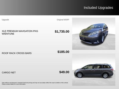 2012 Toyota Sienna XLE 8 Passenger
