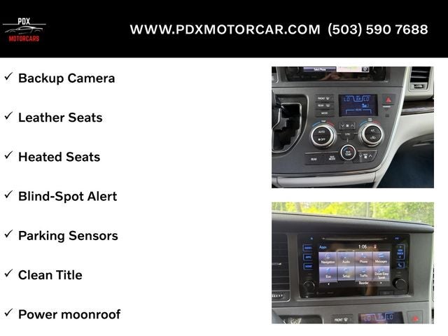 2017 Toyota Sienna XLE Premium 8 Passenger