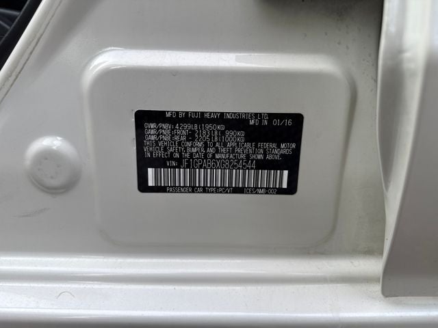 2016 Subaru Impreza 2.0i Premium
