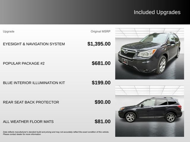 2016 Subaru Forester 2.5i Touring