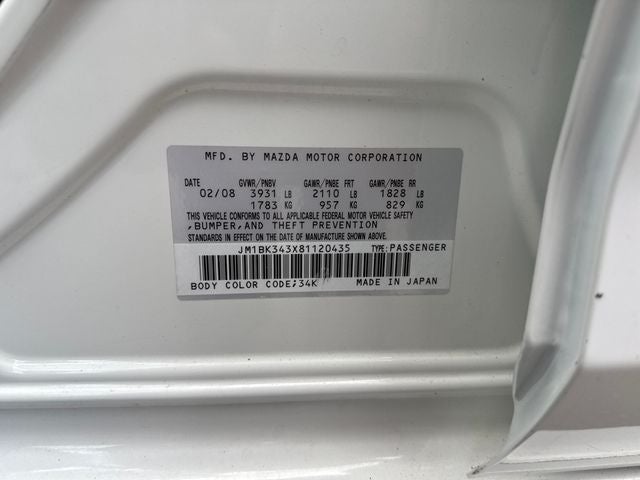 2008 Mazda Mazda3 s Sport