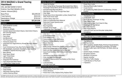 2014 Mazda Mazda3 s Grand Touring