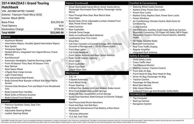 2014 Mazda Mazda3 i Grand Touring