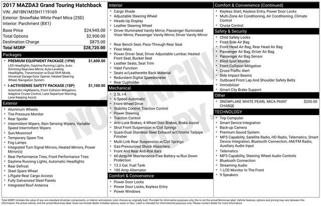 2017 Mazda Mazda3 Grand Touring