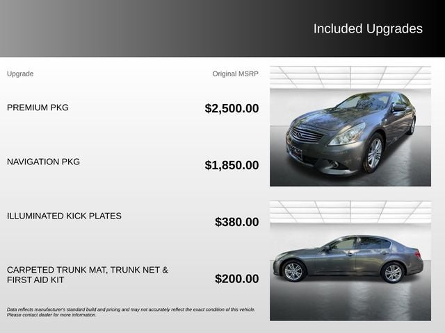 2013 INFINITI G37 Journey