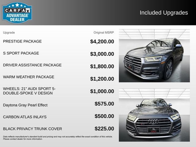 2018 Audi SQ5 3.0T Prestige quattro