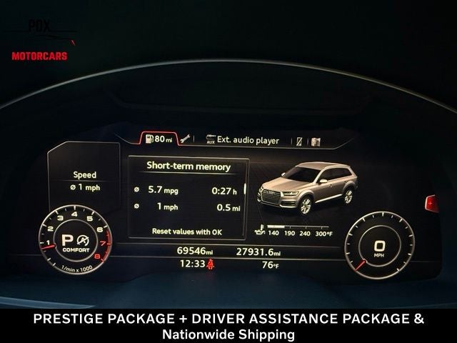 2018 Audi Q7 3.0T Prestige quattro