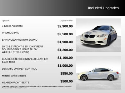 2012 BMW M3 Base