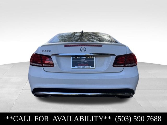 2016 Mercedes-Benz E-Class E 550