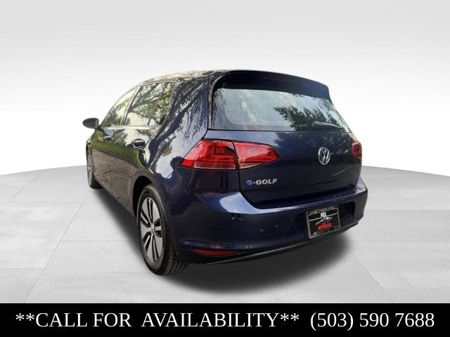 2016 Volkswagen e-Golf SE