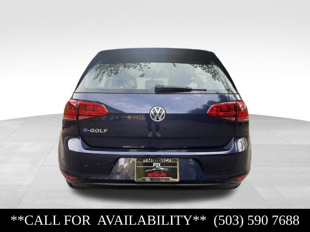 2016 Volkswagen e-Golf SE